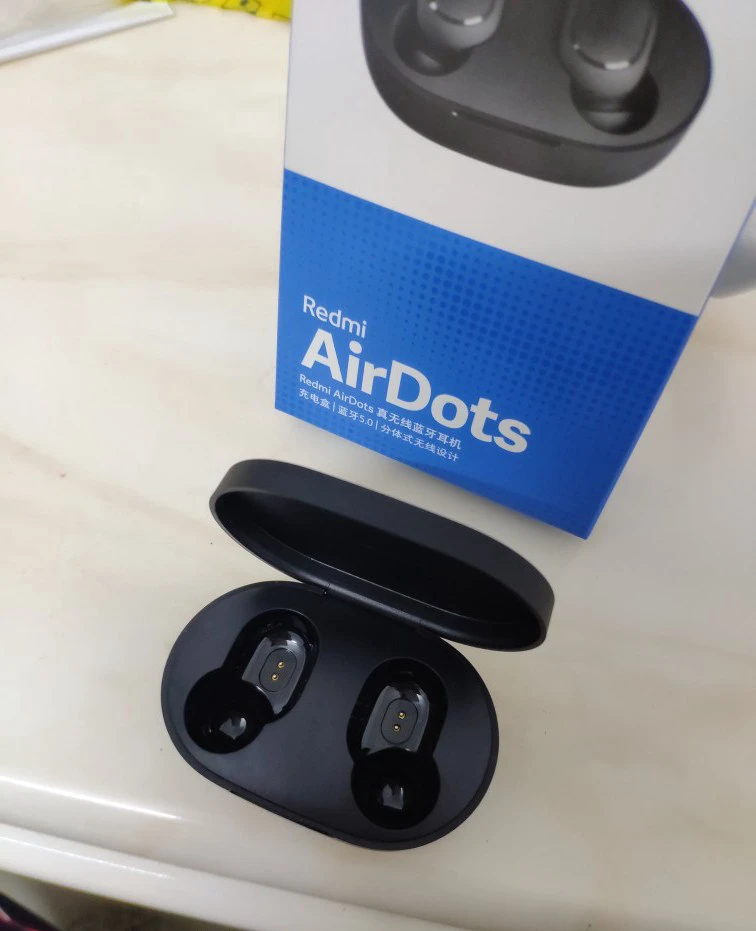 Xiaomi AirDots Redmi True беспроводной стерео наушники СПЦ Bluetooth 5,0 спортивные наушники с микрофоном Handsfree гарнитура