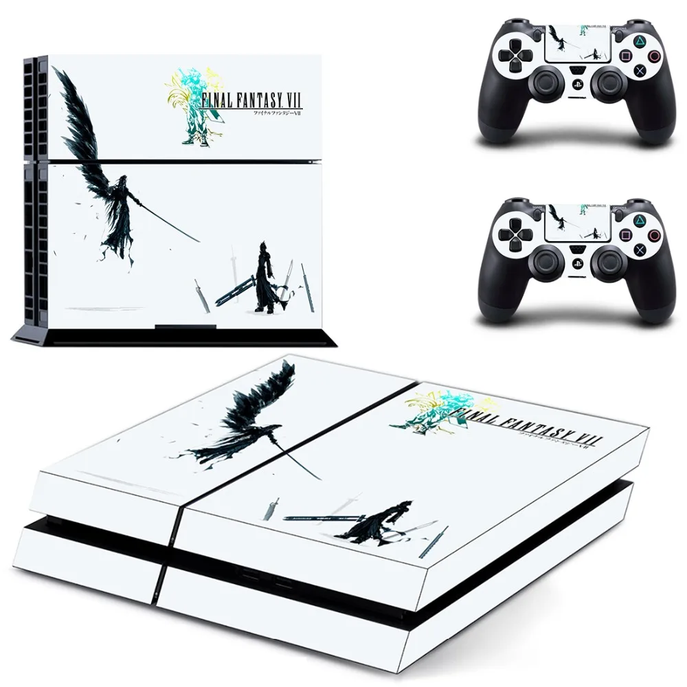 Игра Final Fantasy PS4 наклейка на кожу Виниловая для Sony Playstation 4 консоль и 2 контроллера |
