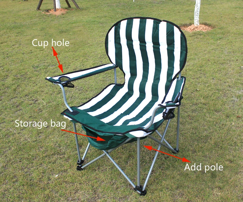 Упрочненный несущий стул для отдыха на открытом воздухе складной легкий