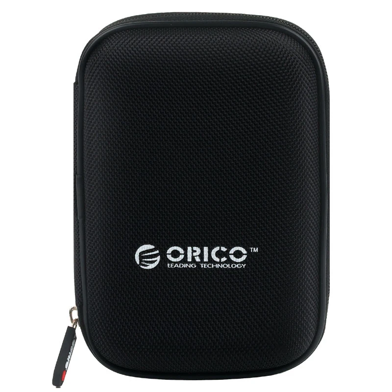 ORICO 2,5 дюймов HDD& SSD защитная сумка нейлоновая сумка с молнией-застежкой Мини Внешний Аккумулятор Чехол электронный органайзер чехол для переноски - Цвет: BLACK