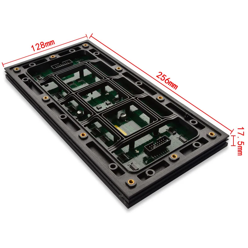 LianSai P8 LED screen panel module Outdoor 256*128mm 32*16 pixels 1/4 scan SMD3535 RGB Full Color display | Электронные