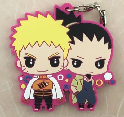 03 Boruto Sakura Sarada Naruto Shikadai Chocho Mitsuki Sasuke аниме резиновый брелок - Цвет: 03