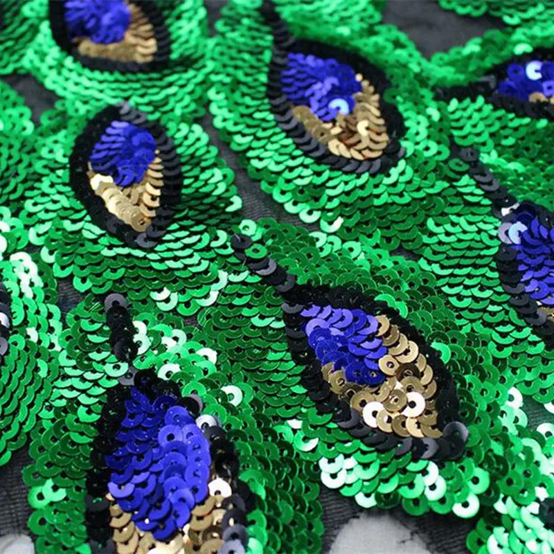 2 шт. большие нашивки с блестками и павлином|large applique patches|applique patchsequin peacock |