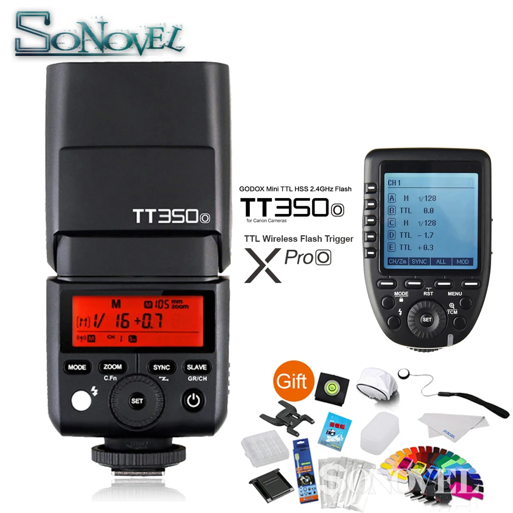 Скоростная вспышка для камеры Godox TT350O с системой TTL II 2 4G X высокоскоростной