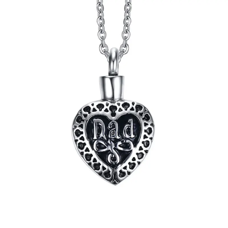 Ожерелье с подвеской папа и мама из нержавеющей стали|necklace with|stainless steel necklacesteel