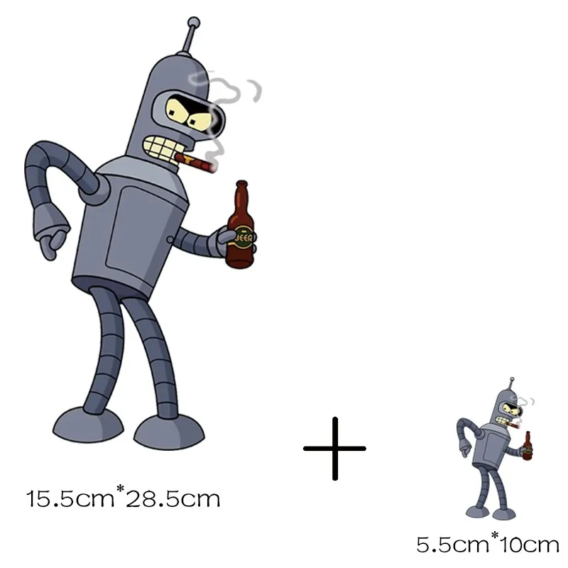a Futurama патч полоски на одежде наклейки гладить на патчи Термочувствительная одежда Применение одной теплопередачи аппликация Топ - Цвет: a