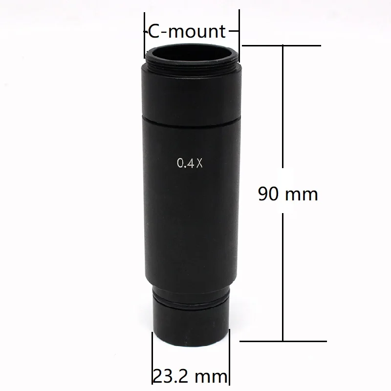 Релейное снижение линзы 0 4x с C образным креплением адаптер Lesn для USB камеры