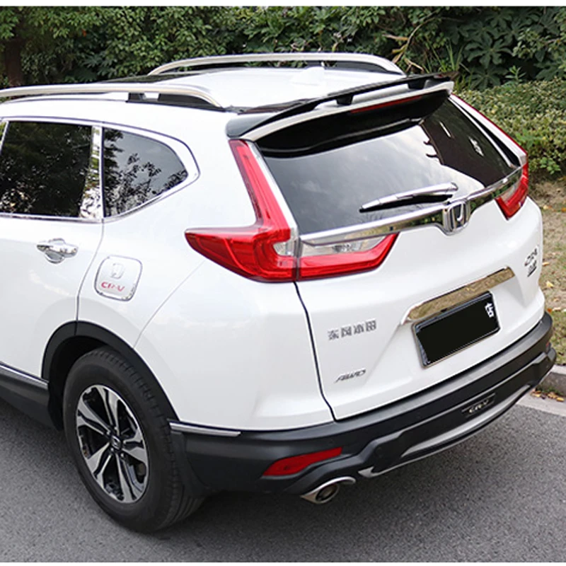 

Стайлинг автомобиля, АБС-пластик, неокрашенный, наружный, задний, ствол, крылышко, спойлер, украшение для Honda CRV, CR-V 2017, 2018