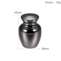 cremation urn for ashes memorial jewelry stainless steel cremation mini urn for humanpet ashes
