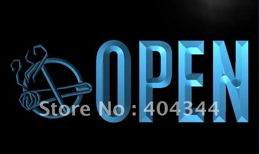 

LK767- OPEN NO Smoking Display Free LED Neon Light Sign home decor crafts