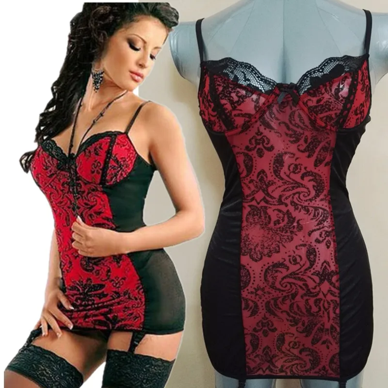 Женское Бандажное мини платье с кружевом трикотажное Сетчатое Дамская рубашка