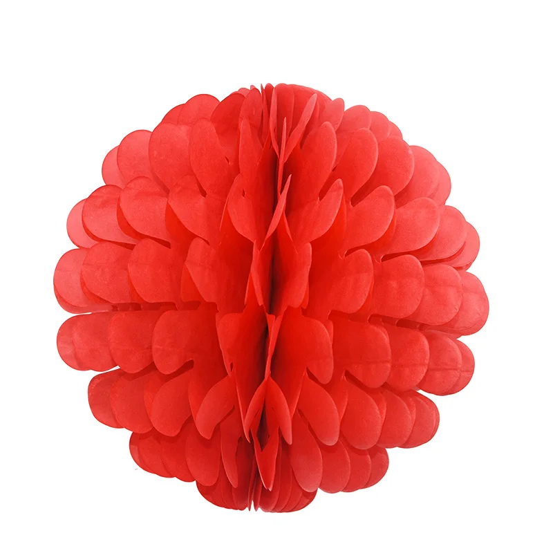 1/2/5 шт 20/25 см декоративные ткани цветочные шары из бумаги DIY Pom Poms Бумага мяч для Baby Shower или для вечеринки по случаю свадьбы украшение комнаты на свадьбу 8 - Цвет: B04