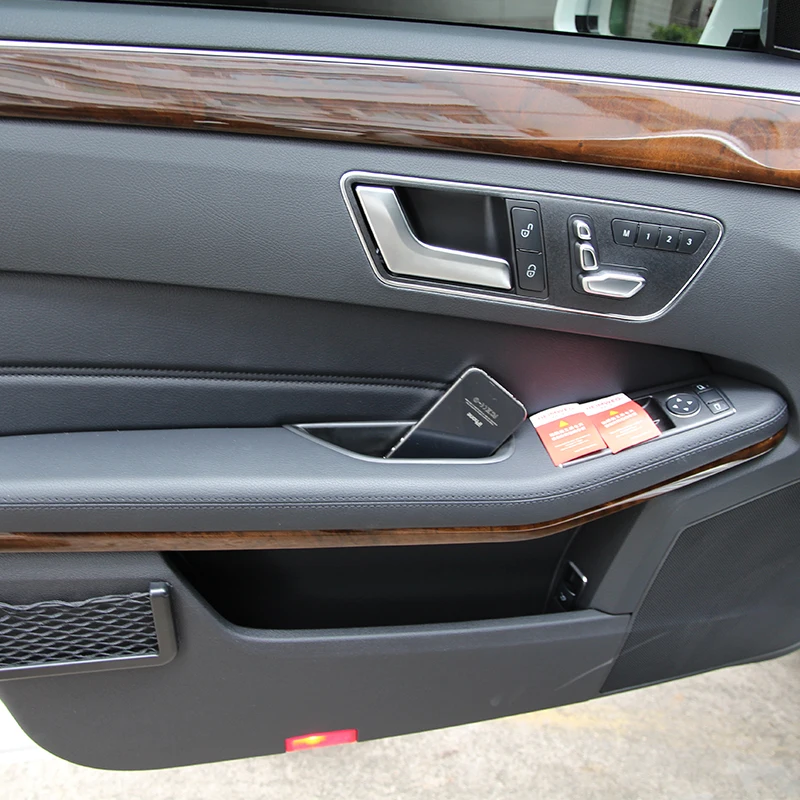 Коробка для хранения передней двери для Mercedes benz CLA W117 C117 GLA X156 A класс A180 W176 подлокотник лоток 13-17 подходит только для левостороннего водителя