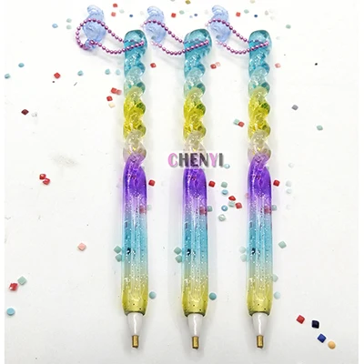 3 Pens CHENYI новые аксессуары для алмазной вышивки 5D Diy алмазная живопись ручка инструменты квадратная/круглая ручка дрель Алмазная мозаика мультфильм - Цвет: 3 Pens