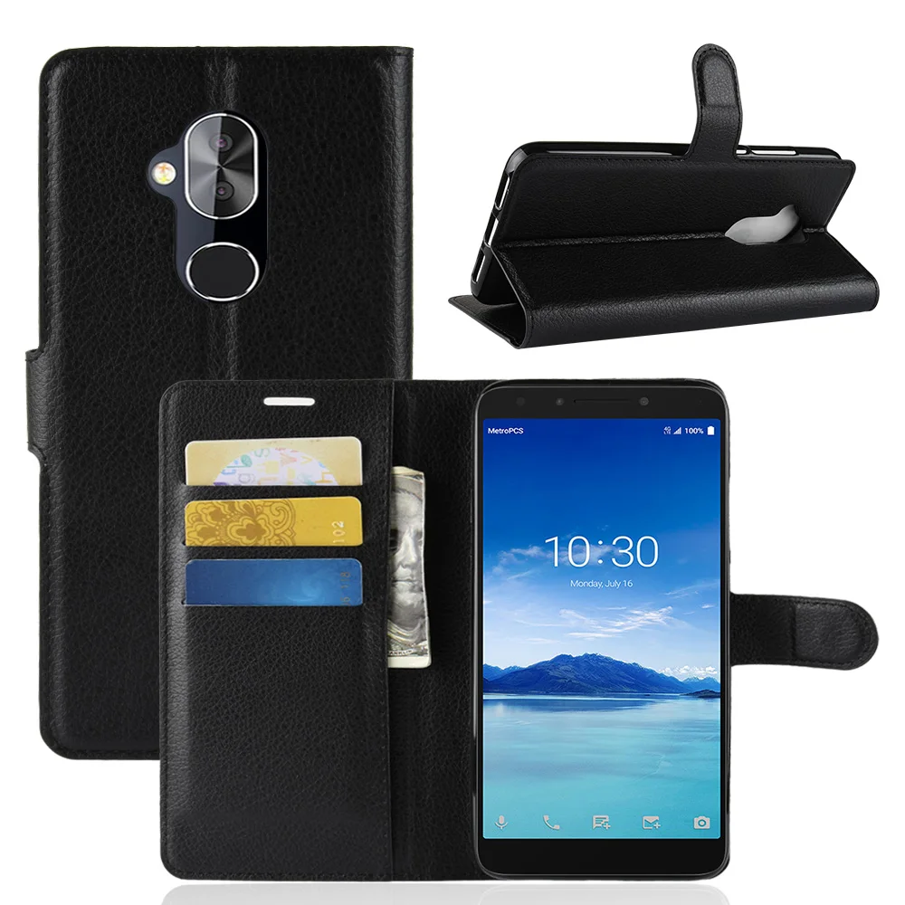 Чехол-книжка для Alcatel A7 кожаный с магнитной застежкой подставкой | Мобильные
