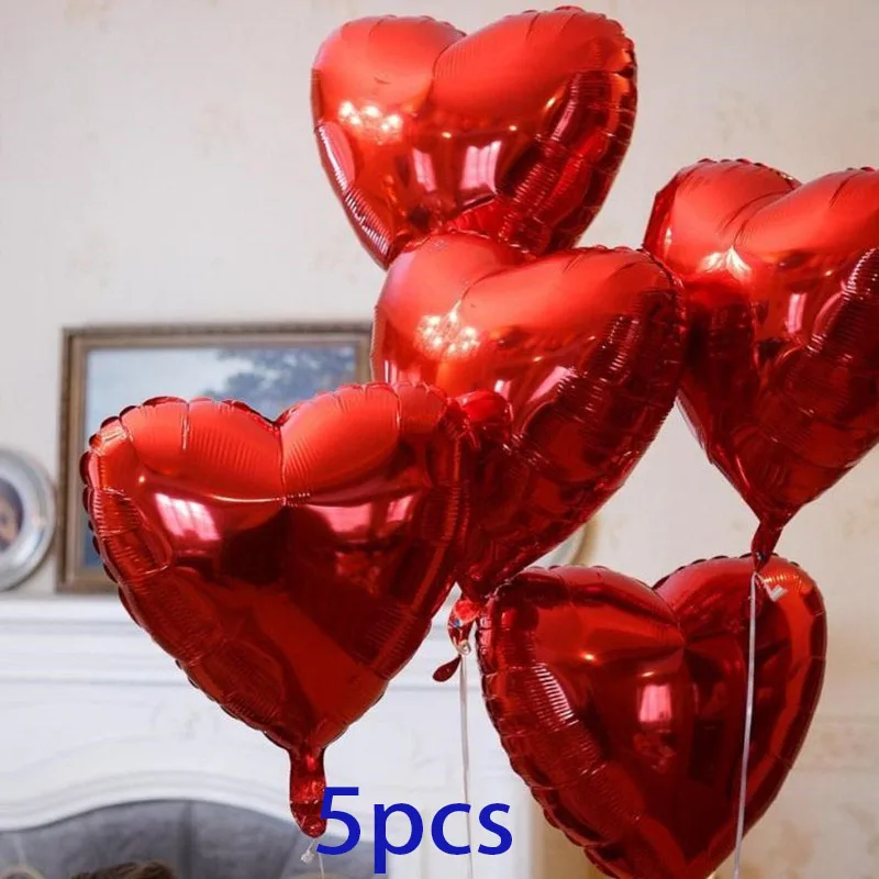 18inch 5pcs 18 шт 10 дюймов черный, красный белый латексные шары для взрослых День рождения украшения Детские игрушки Воздушные шары для свадьбы Обручение гелиевые шары - Цвет: 18inch 5pcs