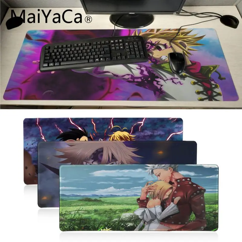 MaiYaCa Nanatsu no Taizai The Seven Deadly Sins прочный коврик для мыши на стол игровая мышь подкладка для коврика для ПК стол для портативного компьютера ноутбука pad