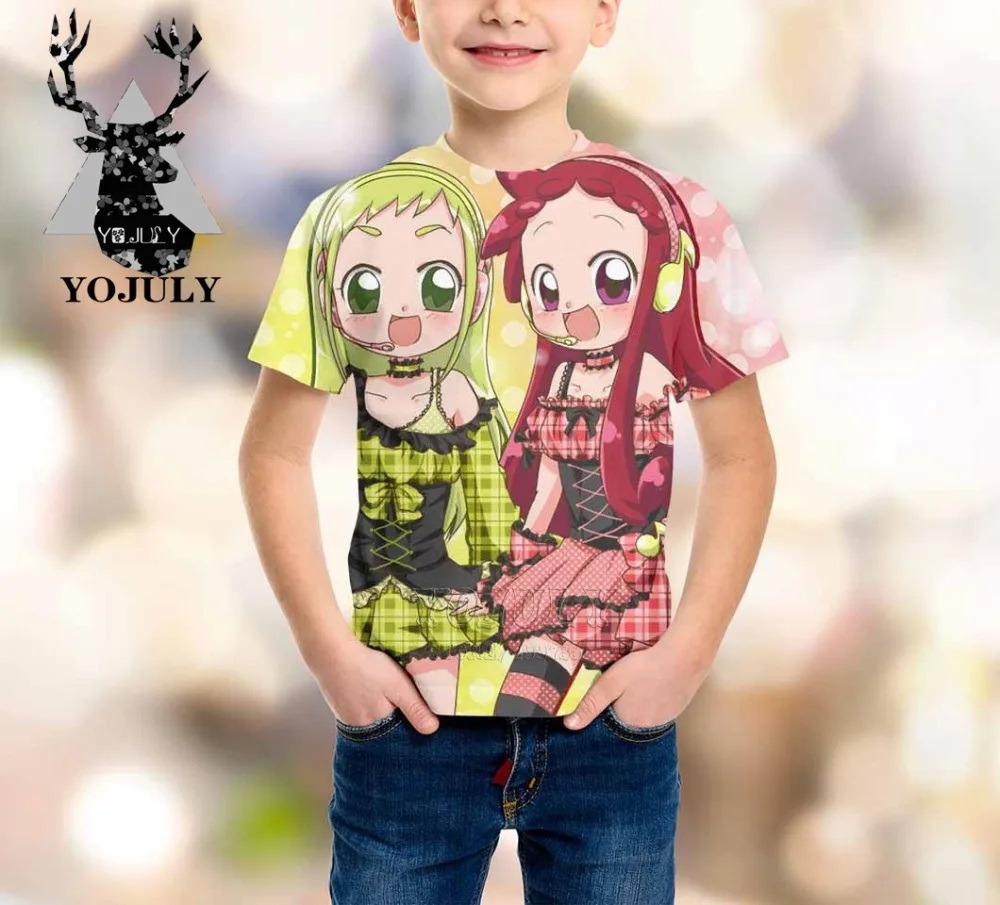 YOJULY Witch Doremi harajuku/детская одежда с 3d принтом для маленьких мальчиков и девочек-подростков детская футболка Лидер продаж, модные топы, футболки Modis A321