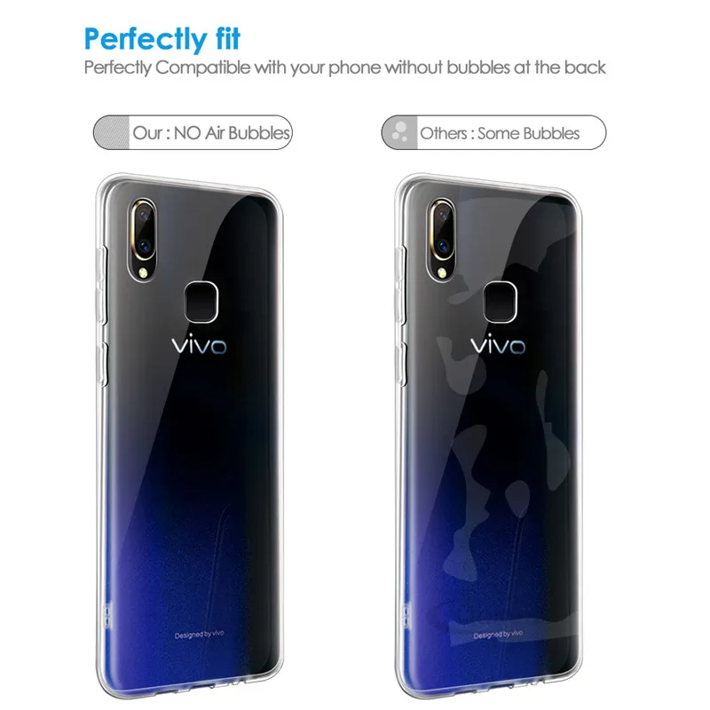 Qosea защитный чехол для телефона Крышка Vivo Y95 Бесплатная доставка Ультра-тонкий
