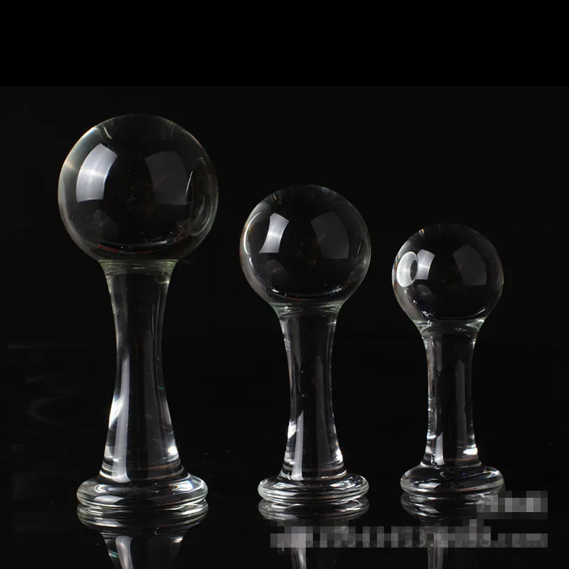 3 Size Optional Anal Plug Big Glass Butt Beads Crystal Dildo Adult Female Masturbation Sex Toys H8-3-8 | Красота и здоровье