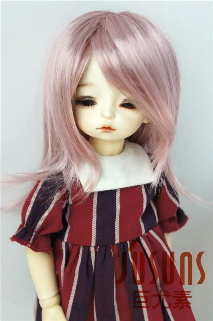JD046 YOSD 1/6 модный синтетический парик mohai Размер 6-7 дюймов унисекс природа BJD волосы фарфоровая кукла волосы винил кукла парик