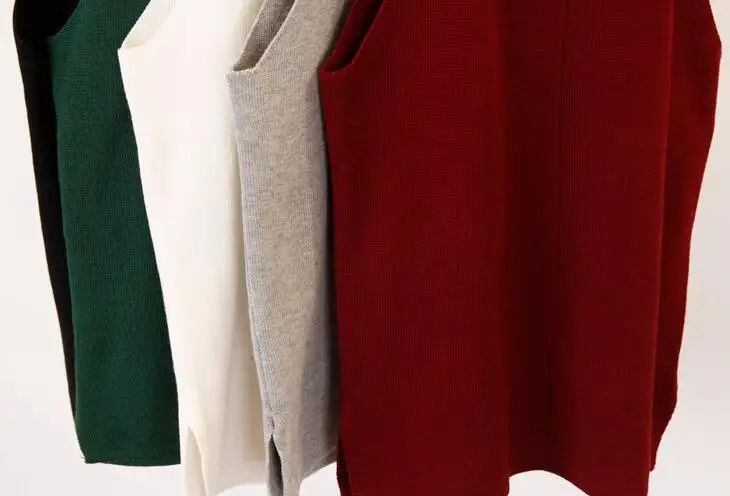 18 Летний Новый Модный женский вязаный жилет короткий дизайнерский топ майка без