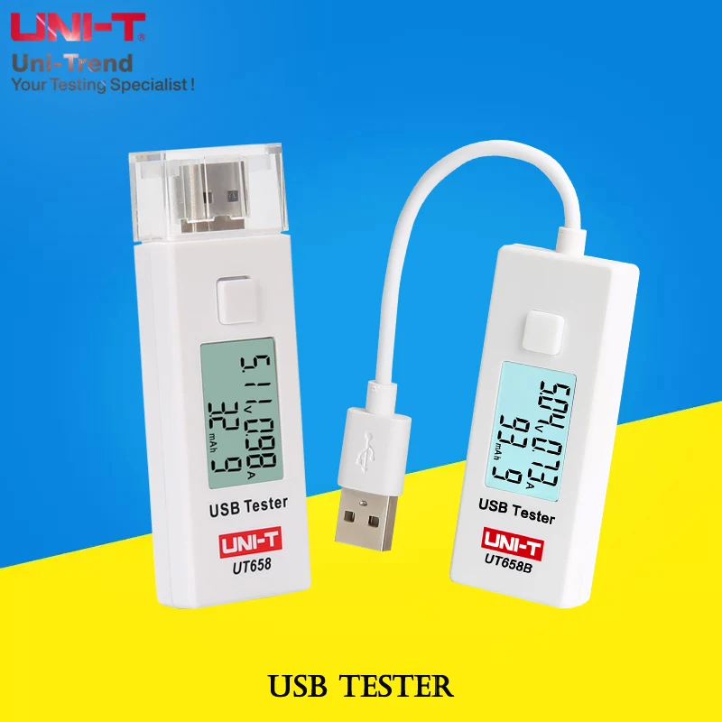 UNI-T UT658/UT658B USB тестер; Мобильный телефон/ноутбук/Мобильная мощность/напряжение тока монитор