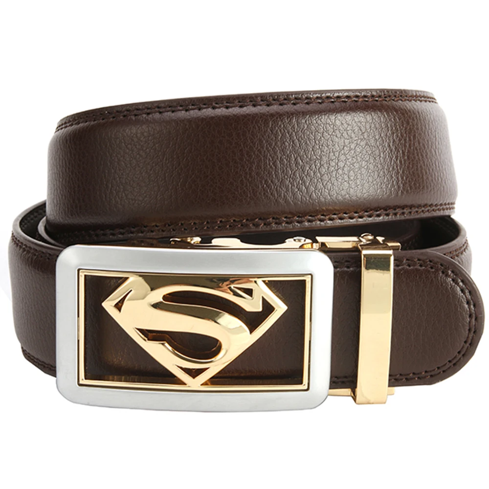 Hello guo пояс мужской символ Супермена ромбовидной формы Автоматическая пряжка