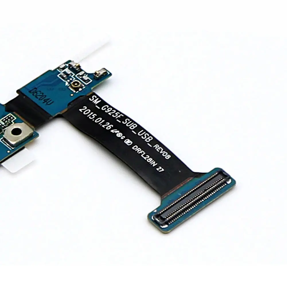 Сменный USB Зарядное устройство зарядки Порты и разъёмы Разъем Шлейф для Samsung Galaxy S6