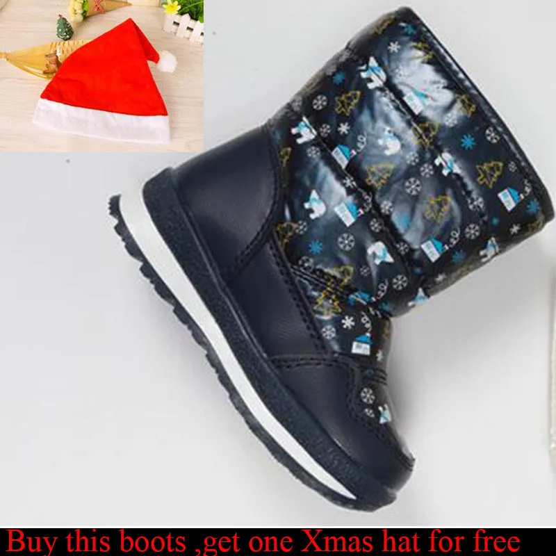 Fansneed/Детские зимние сапоги для девочек из чистой шерсти теплые непромокаемая