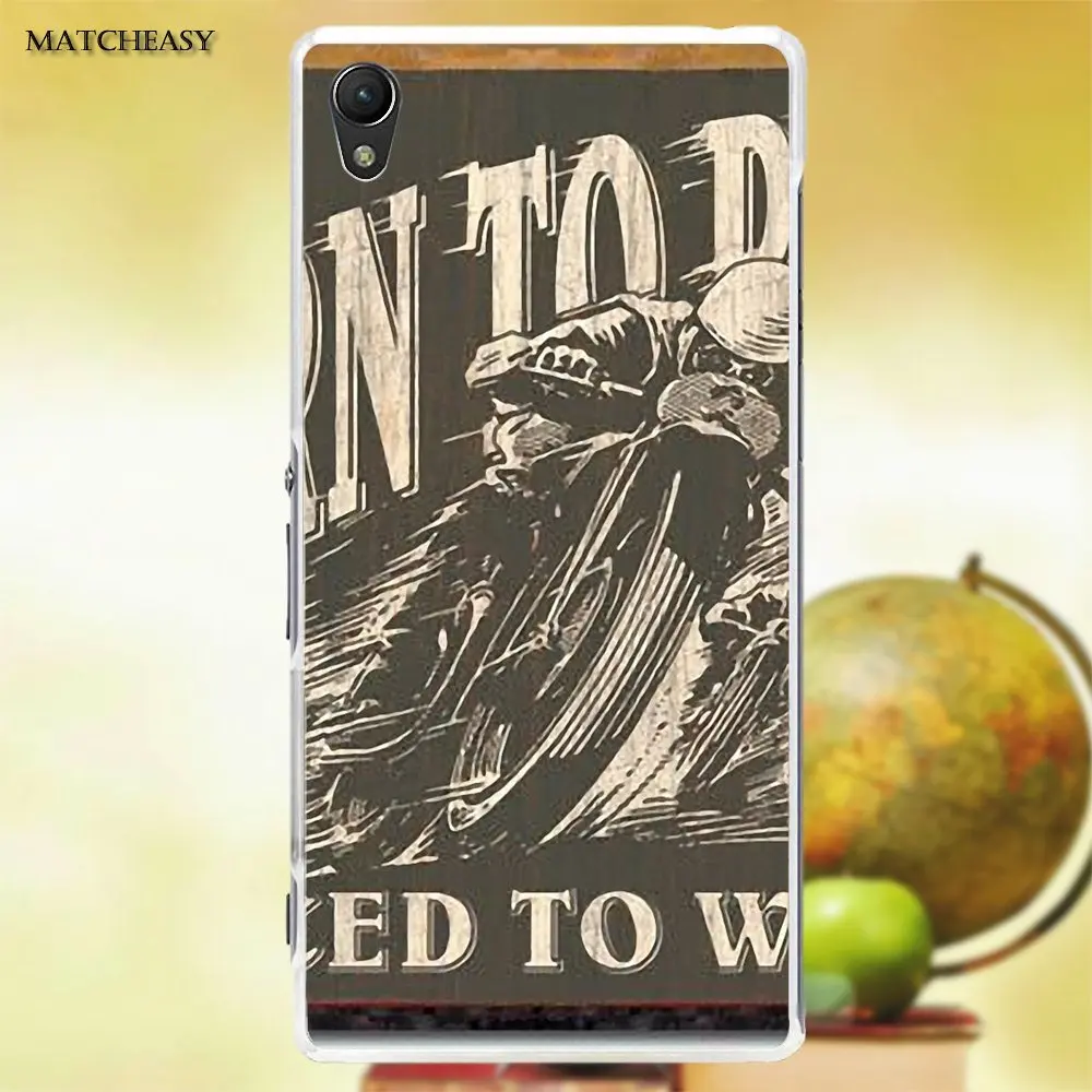 Oedmeb TPU Cases Covers Motorcycle Motorbike Quote Vtg For Sony Xperia Z Z1 Z2 Z3 Z4 Z5 compact Mini M2 M4 M5 T3 E3 XA | Мобильные