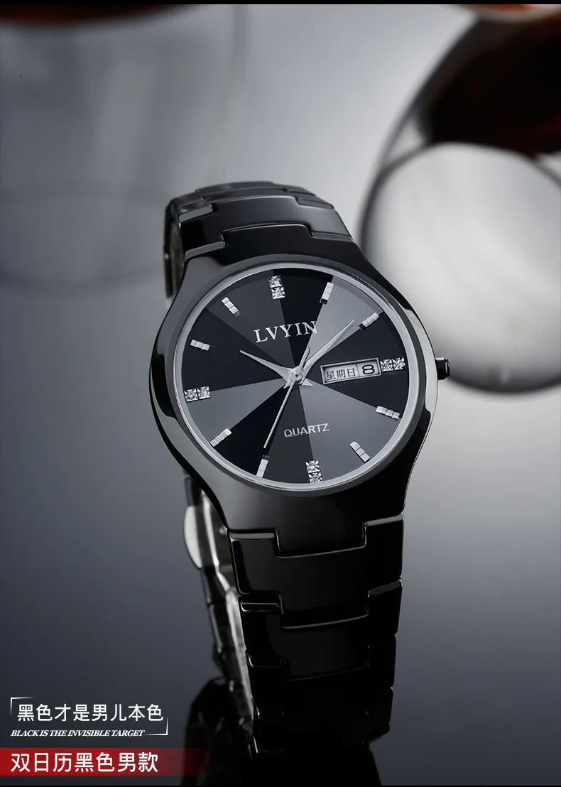 luxury womens watches ceramic black white female clocks lvyin brand woman watches waterproof quartz diamond ladies wristwatch