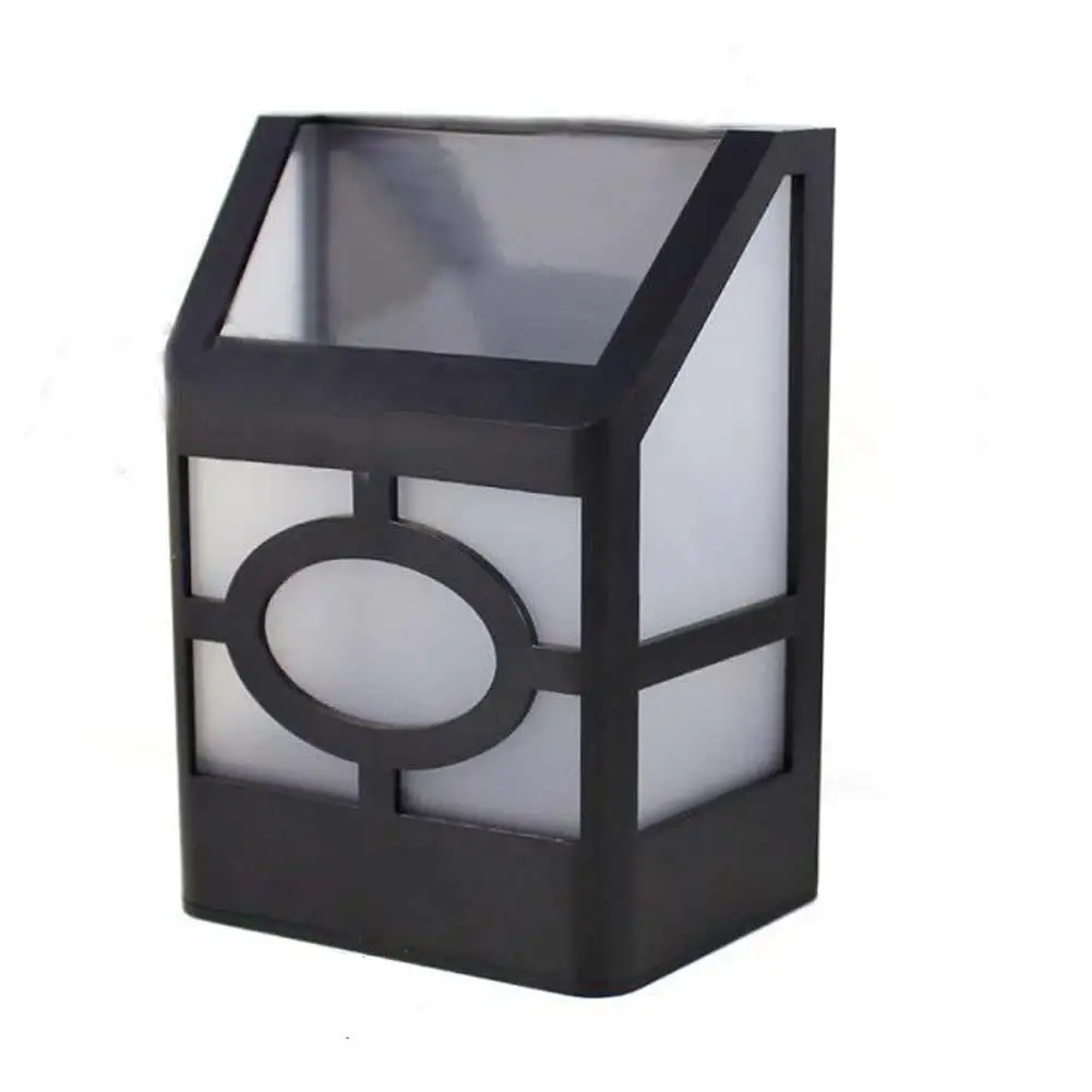 New Solar Powered Wall Mount LED Light Garden Path Outdoor Fence Yard Lamp WT outside lights led solar lamp outdoor lanterns 391 | Лампы и