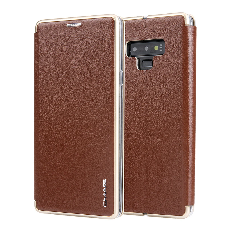Чехол книжка для Samsung Galaxy Note 9 S9 Plus кожаный чехол бумажник с магнитной застежкой и