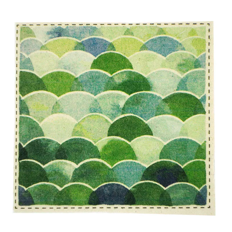 Ткань ручной работы хлопковая парусиновая ткань позиционирование окрашенная