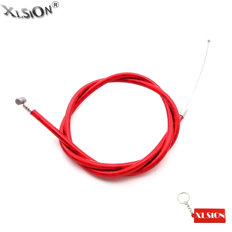 XLSION красный газовый карбюратор дроссельной заслонки кабель для 43cc 47cc 49cc 2 тактный