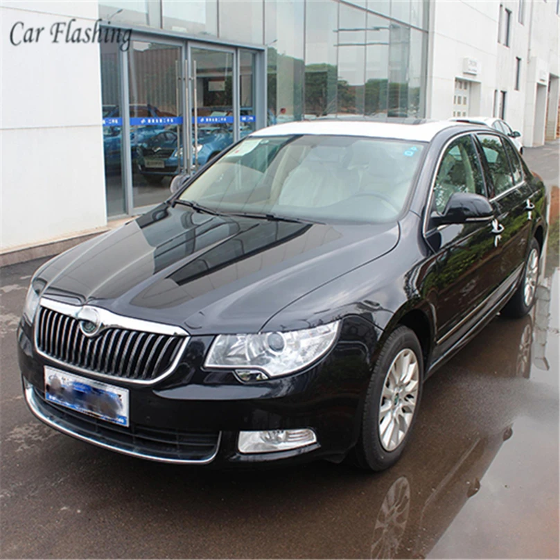 Автомобильные мигающие дневные ходовые огни для Skoda Superb 2010 2011 2012 2013 Светодиодный