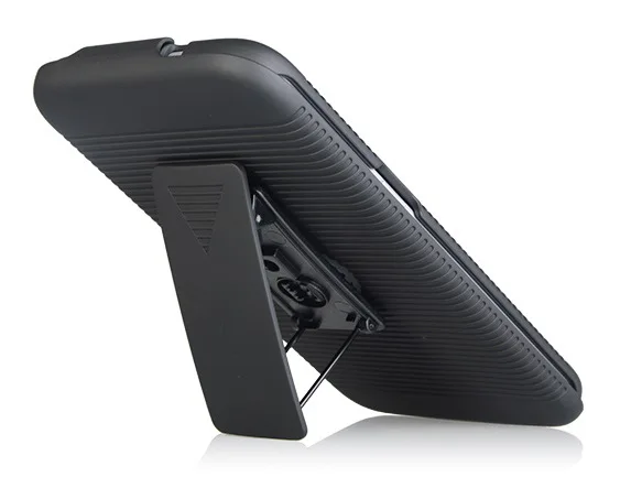 Чехол кобура 2 в 1 комбинированный Жесткий с подставкой и зажимом для ремня Samsung