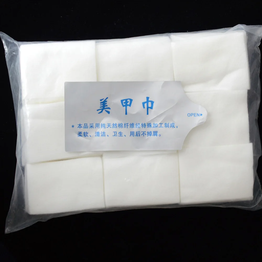 1 упаковка инструментов для ногтей салфетки удаления лака ватные маникюра чистые