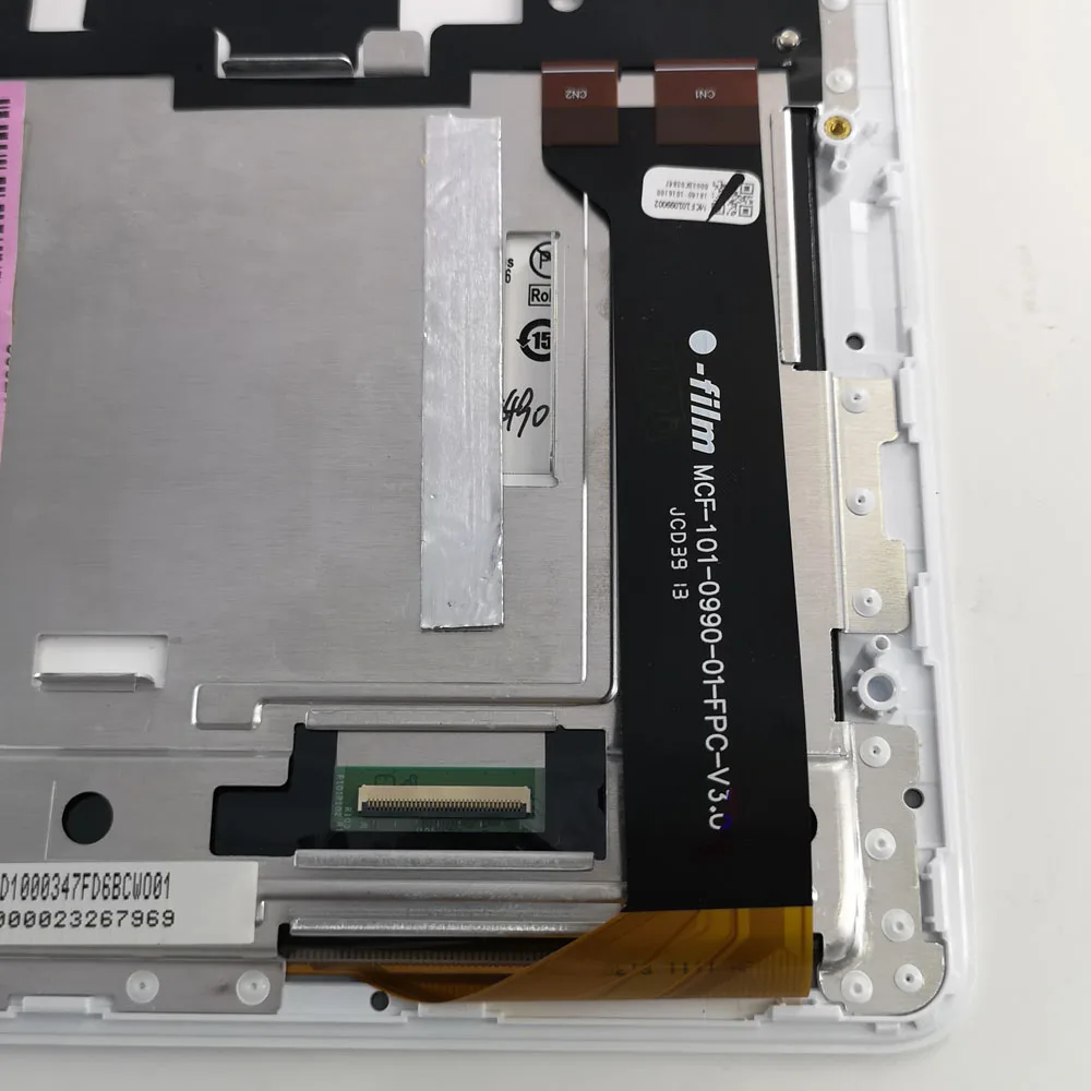 10,1 дюймов для Asus memo pad 10 ME102A ME102 K00F ЖК-дисплей Матрица кодирующий преобразователь сенсорного экрана в сборе с рамкой белого цвета
