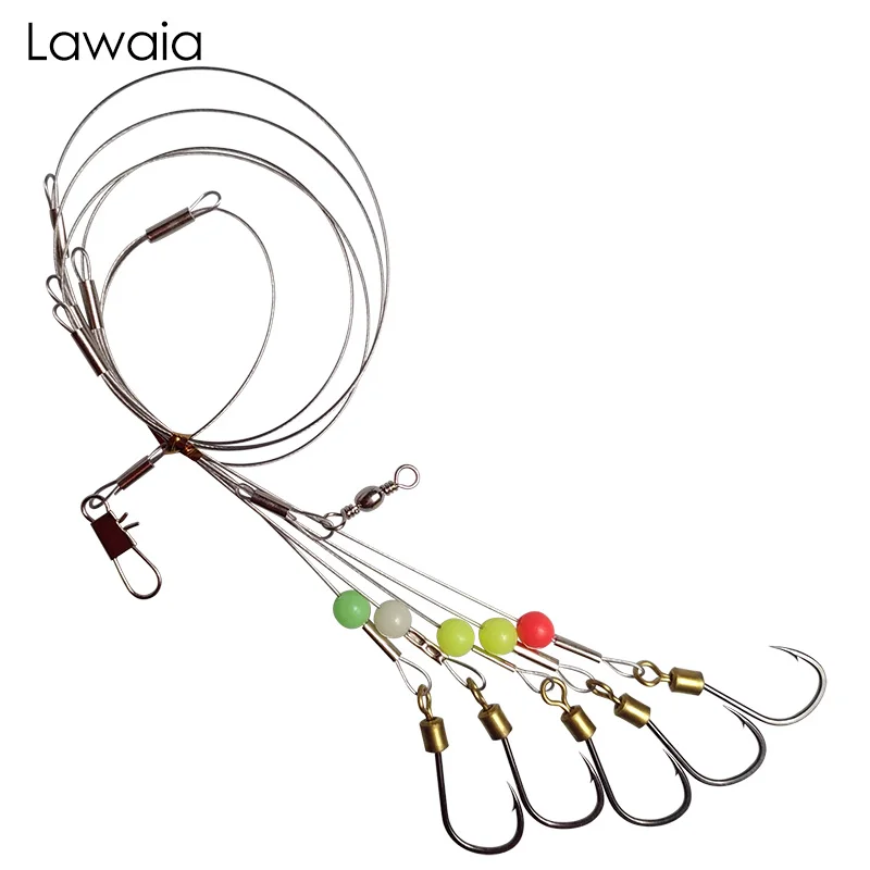 Lawaia Hooks Fishing Iseoni String Hook Has A Barbed Fishing Group Anti-winding Throwing Squid Fishing Artifact Explosion Hooks