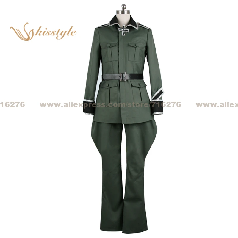 Kisstyle Мода Hetalia: Axis Powers Германия Новая форменная одежда косплей костюм