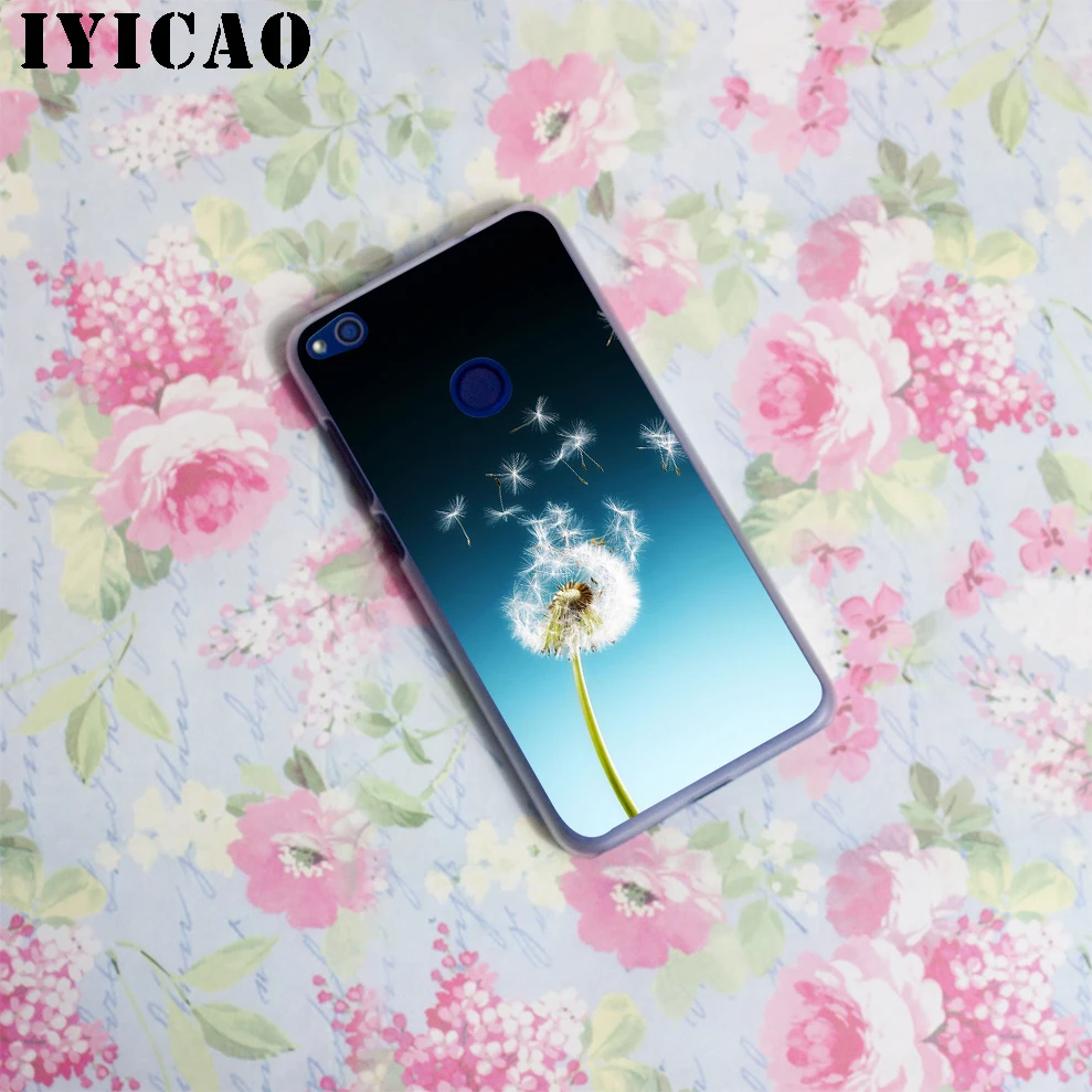 IYICAO цветок Одуванчик жесткий чехол для Huawei Honor 6A 6C 7A 7C 7X 8 8X 9 10 20 9X Lite Pro Play Note View |