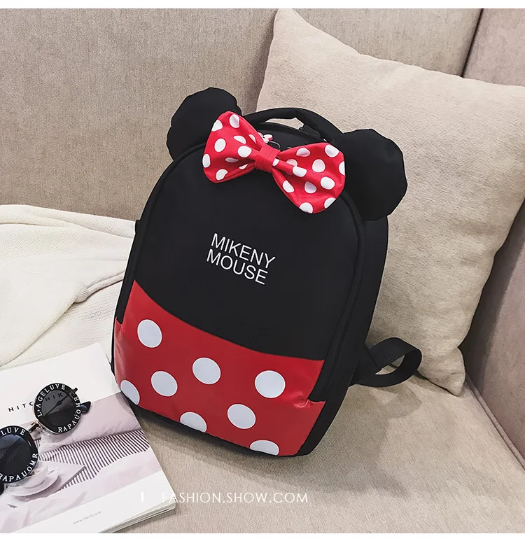 Disney Микки Маус мультфильм мини дети анти-потери Рюкзак девочка сумка для мальчика плечо Детская сумка для хранения школа детский сад