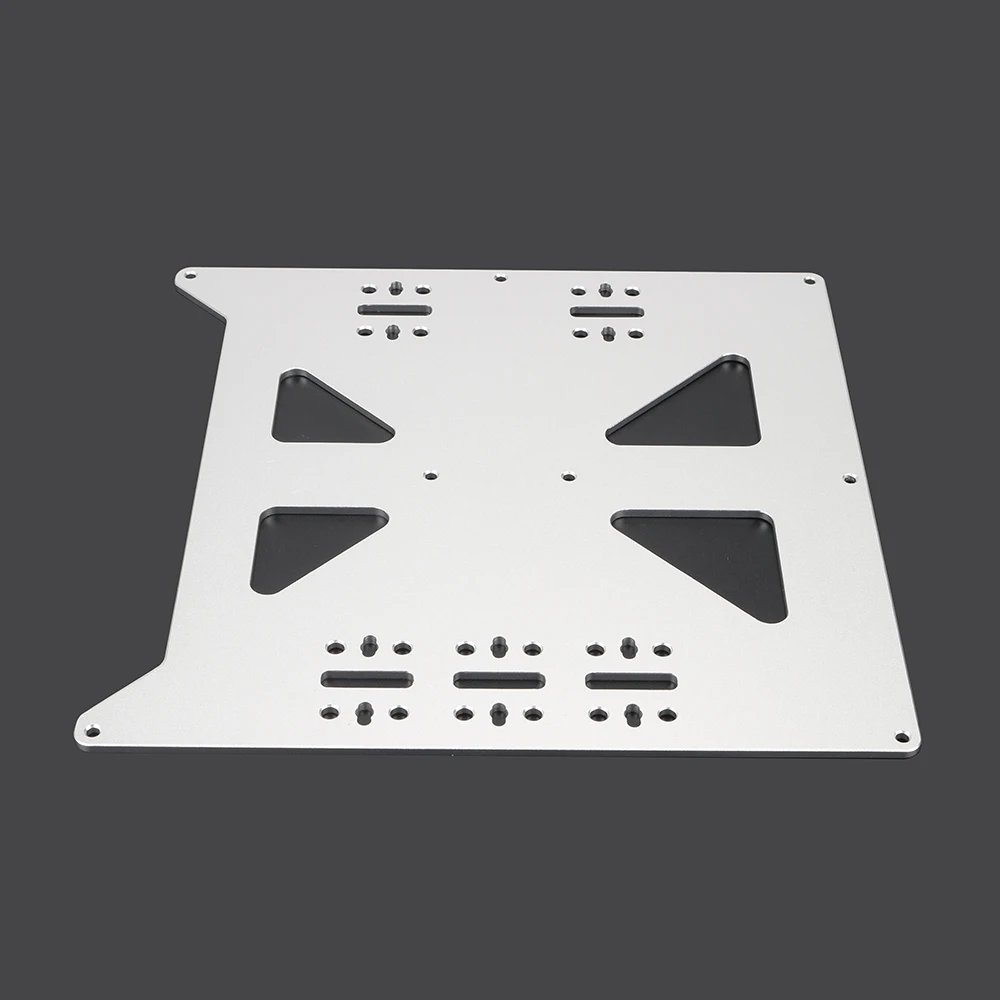 Алюминиевая Y карета анодированная пластина с SC8UU pgrade Prusa i3 V2 Горячая опорная решетка пластина для Prusa i3 RepRap DIY 3d части принтера
