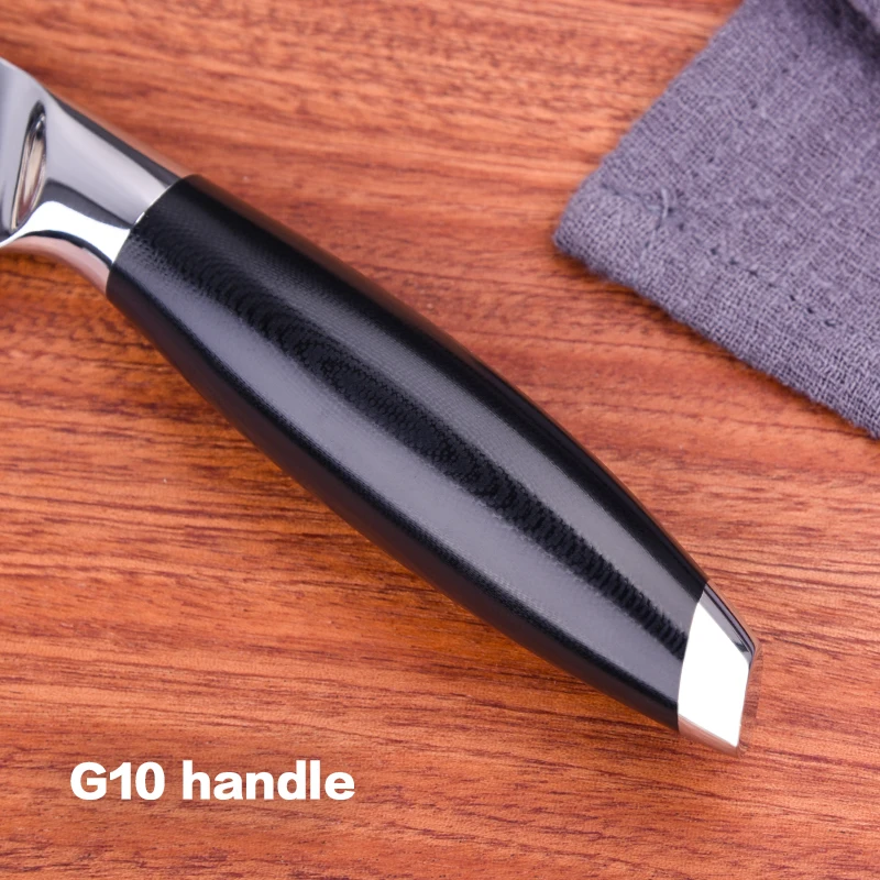 Нож кухонный из нержавеющей стали 440C 3 5 дюйма с ручкой G10 | Дом и сад