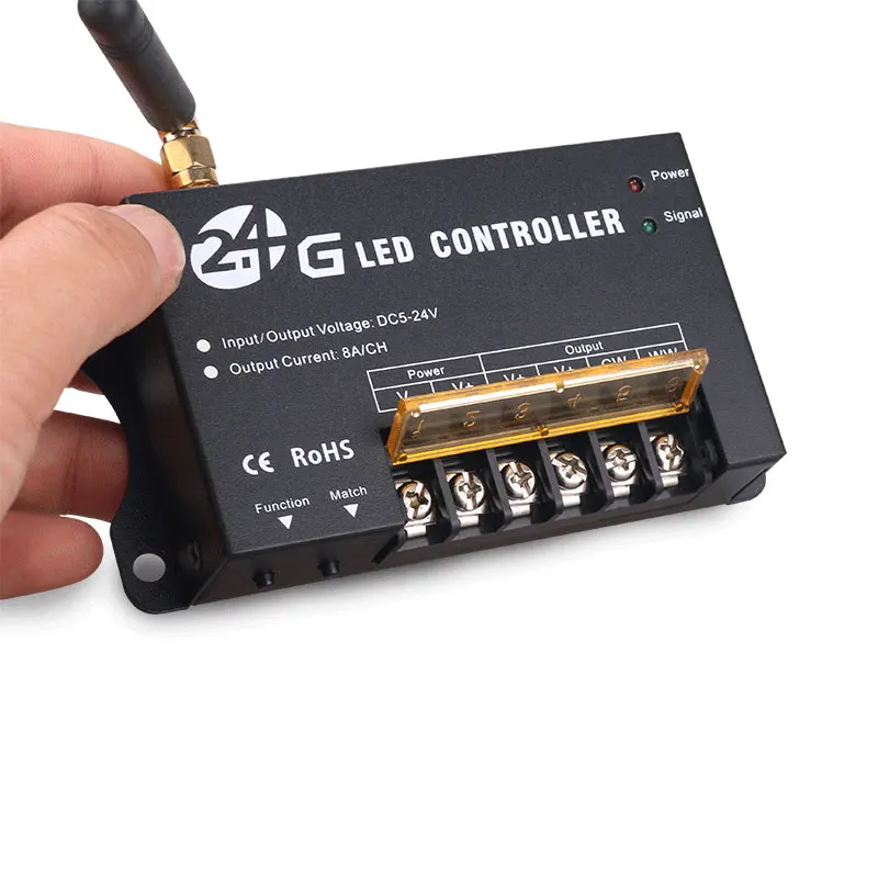 RF202 2 4G RF беспроводной светодиодный сенсорный контроллер температуры света|touch led
