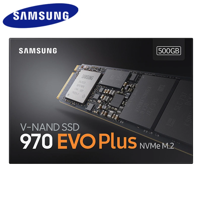 Samsung внутренний SSD 970 EVO Plus 250 ГБ 500 1 ТБ твердотельный жесткий диск NVMe M2 PCIe 3 0x4