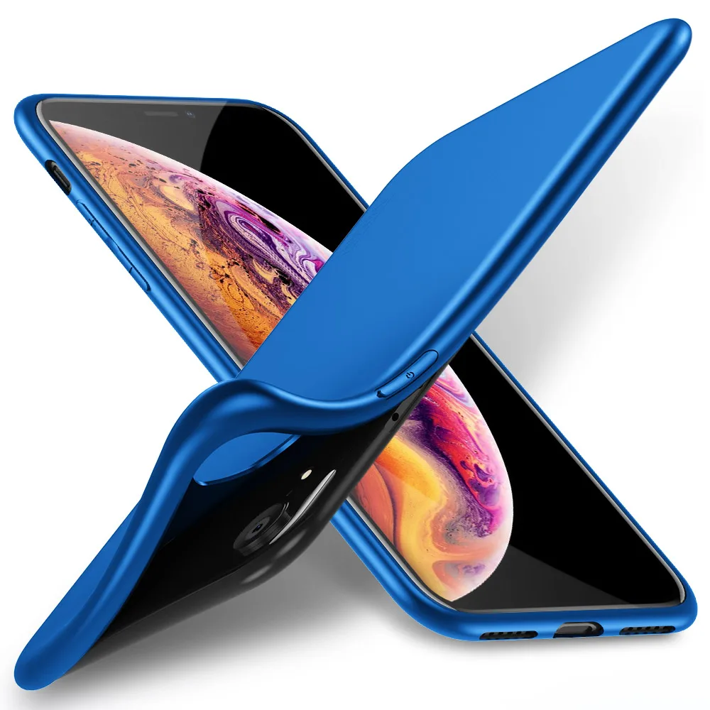 X-Level Guardian Мягкий матовый ТПУ чехол для iPhone 4S 4 5 5S X Скраб задняя крышка для iPhone XS Max XR 6 6S 7 8 Plus силиконовый чехол
