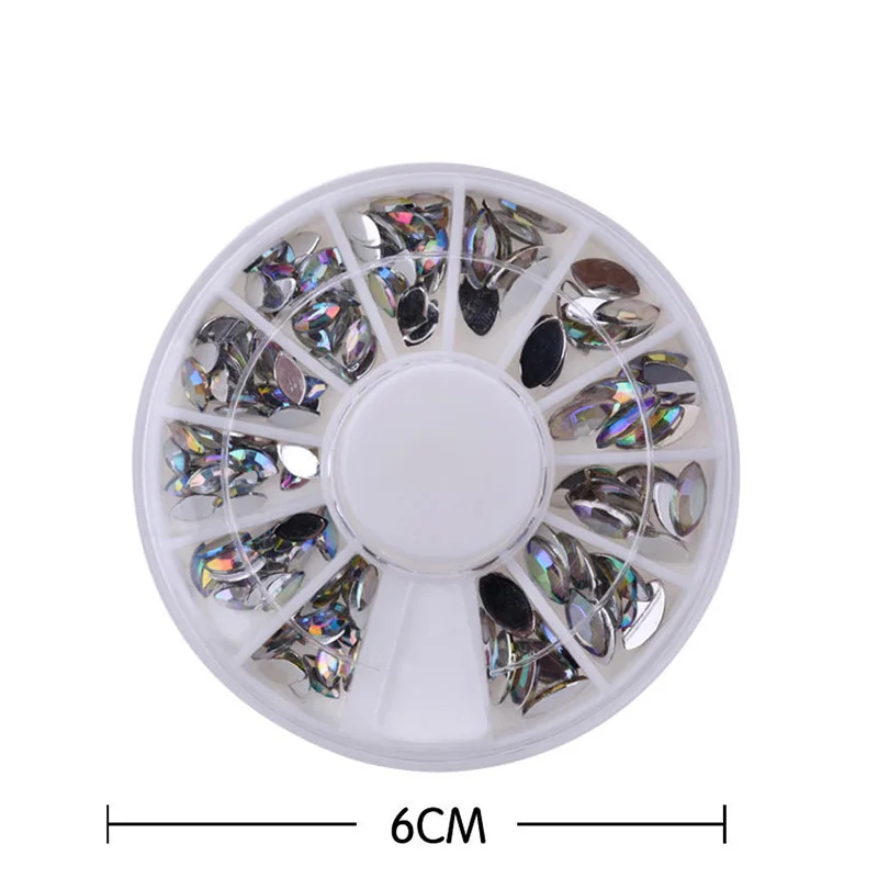 Новый 100 шт./компл. кристалл АВ нейл-арта стразы 2 размера модная женская обувь с